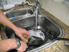 Greywater: from washing basin by Sustainable sanitation we put waste to work starting right in your kitchen sink