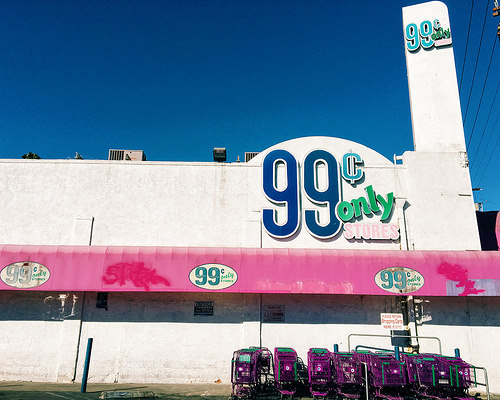 The 99 Cent Store can be a treasure for cheap vertical gardens